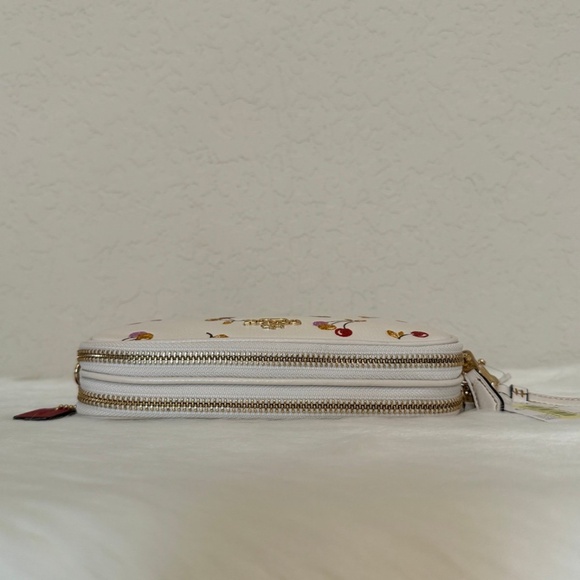 Coach Sadie Crossbody Clutch With Cherry Print - Picture 8 of 12
